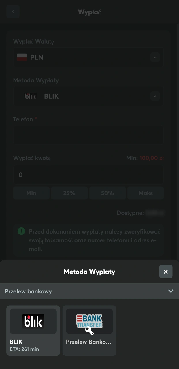 Poznaj dostępne metody wypłat w BC.Game.