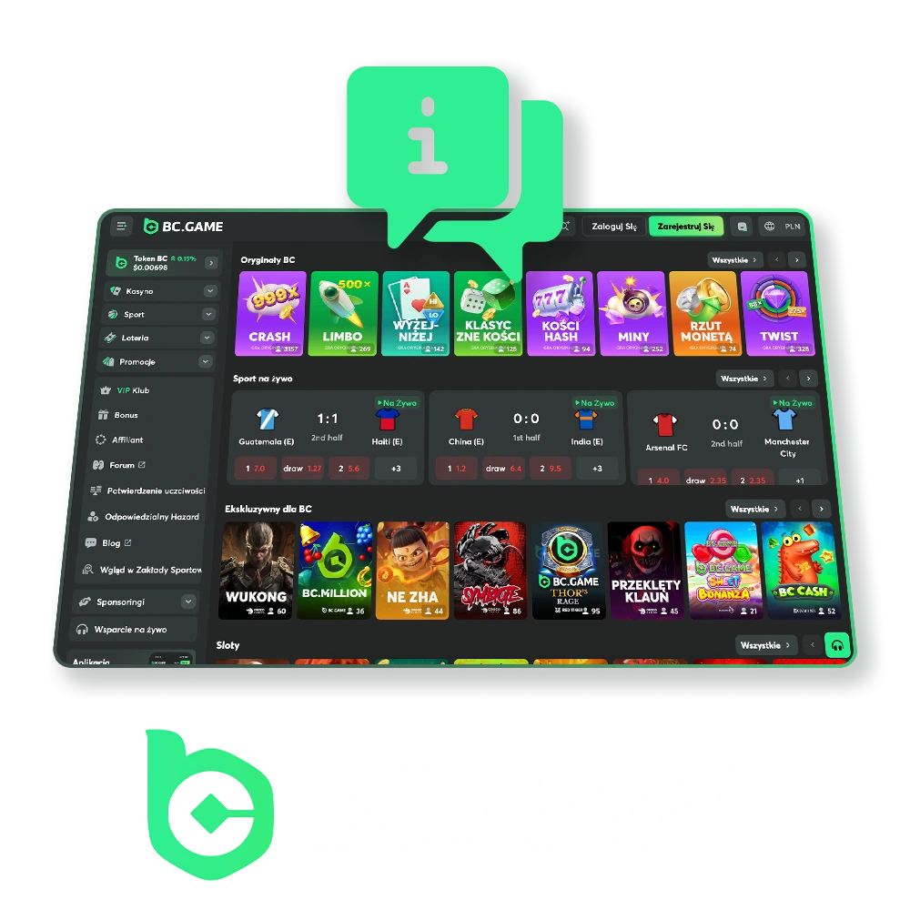 Dowiedz się, dlaczego gracze wybierają BC.Game.
