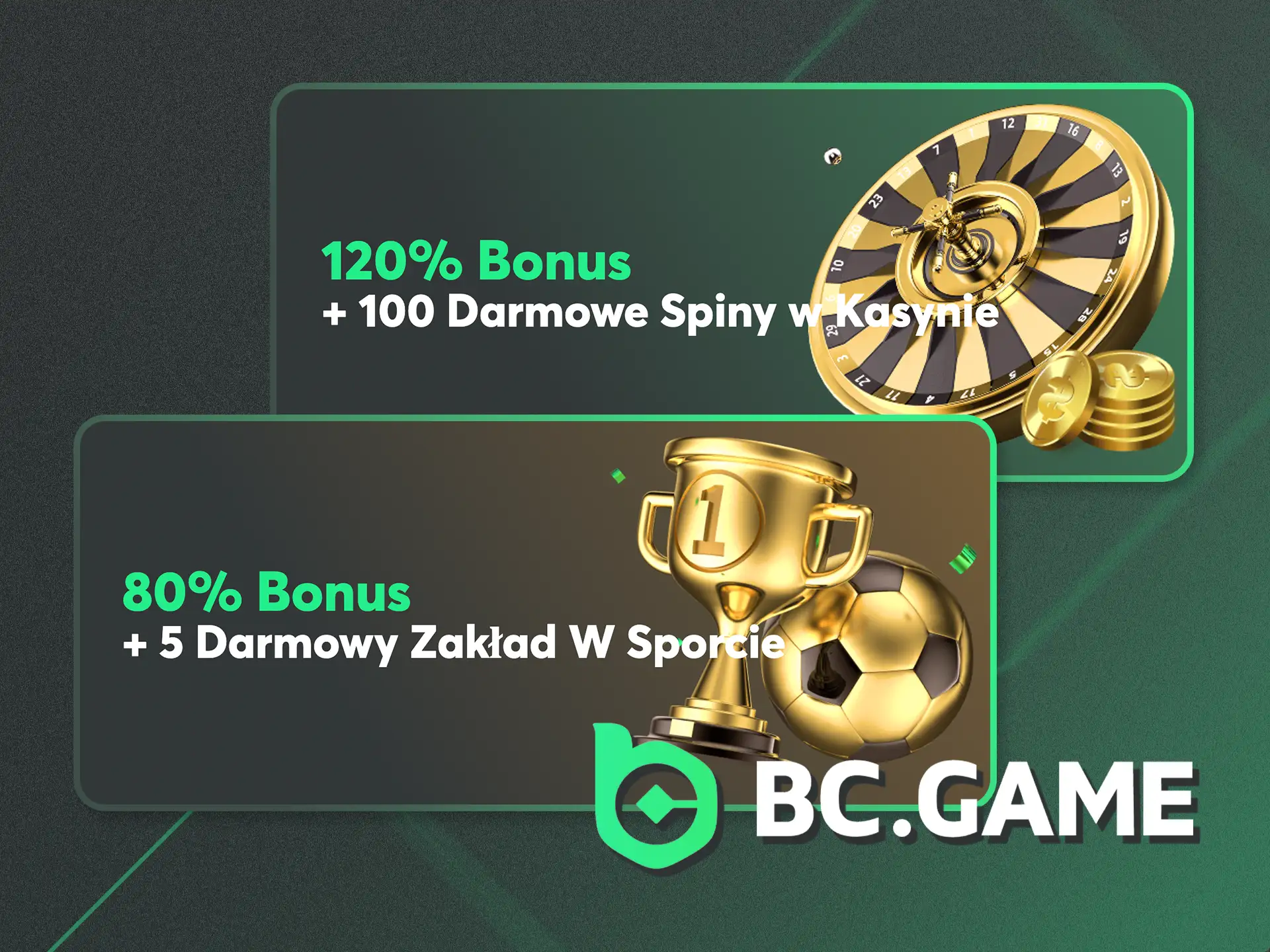 Zarejestruj się i odbierz bonus powitalny BC.Game.