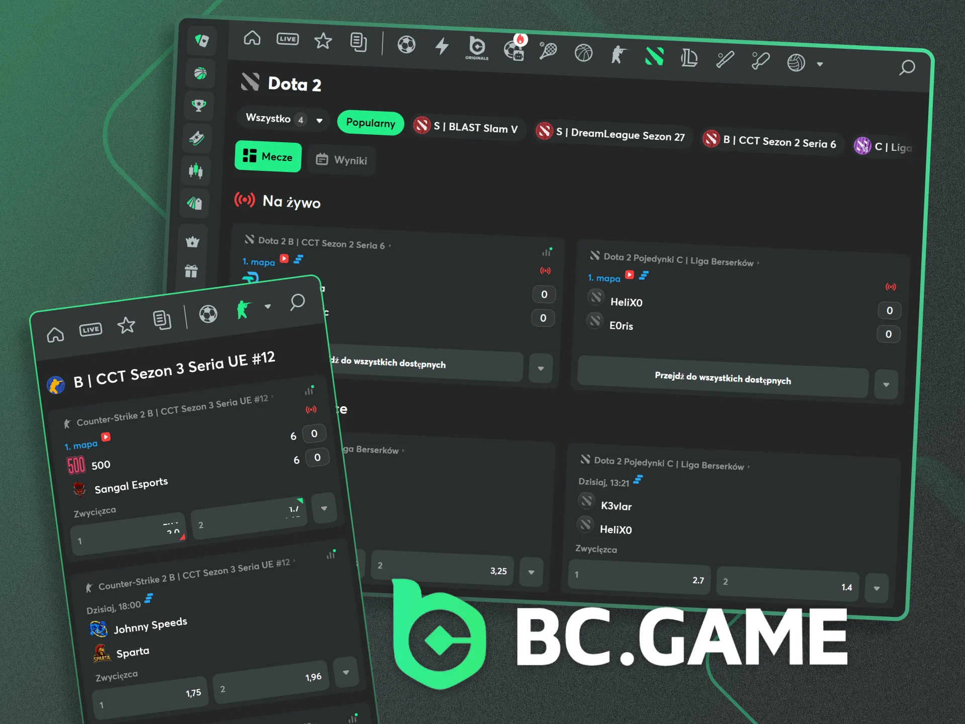 BCGame Esports competes in major CS2 events and grows on the global stage.