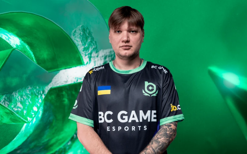 S1mple represents BCGame with world-class precision and iconic esports mastery.